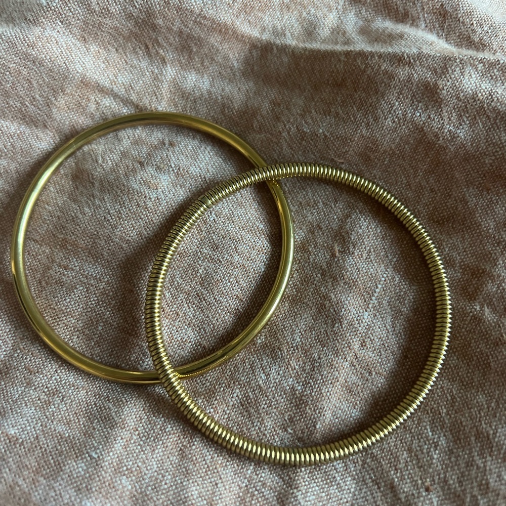 2 Hey Harper gold bangles